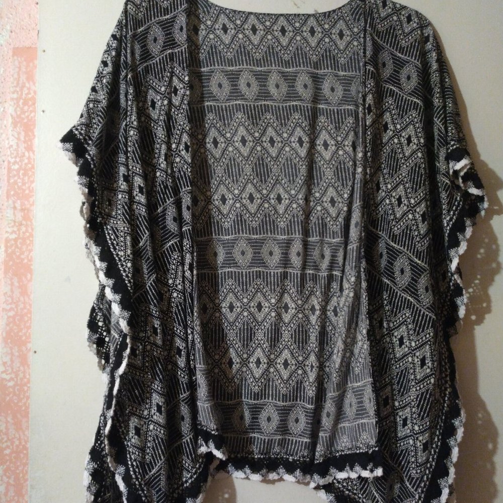 Black & White Kimono